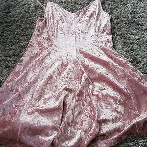 Velvet skater dress